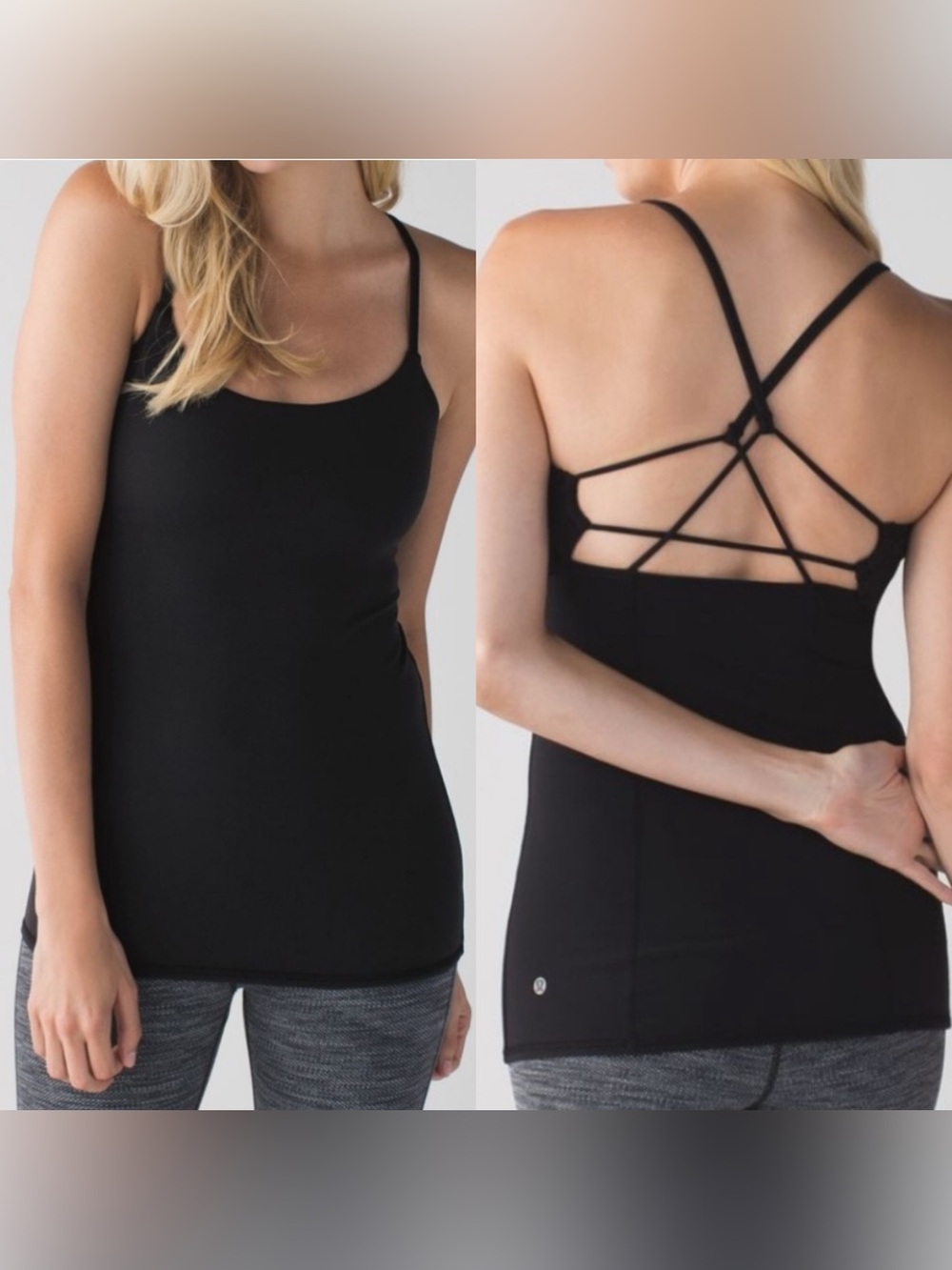 Lululemon Dancing Warrior Tank Top Black Women’s - Size 6